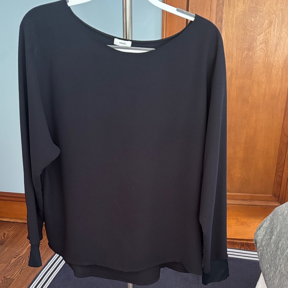 Vince Women's Elegant Black Blouse